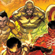 Namor, Luke Cage, Captain America, and Wolverine all being empowered by the Phoenix Force.